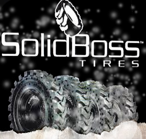Winter Solid Skid Steer Tires
