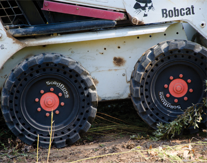 solid tires skid steer